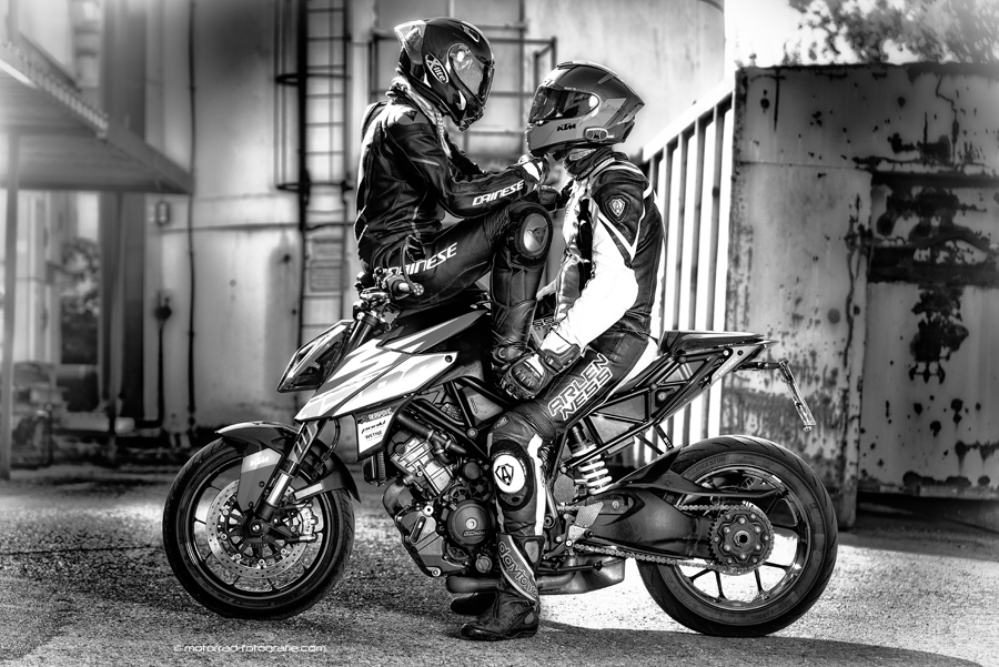 Motorrad Fotoshooting, Biker Shooting, Paarshooting